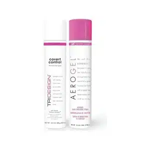 TRIDESIGN Aerogel & Covert Control Holding Hair Spray - Hairspray for Women & Men, Texture Spray for Hair of All Types, Provides Hidden Control Hair Products, 1