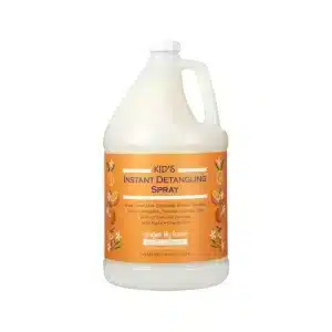 Ginger Lily Farms Salon Formula Kid's Instant Detangling Spray Refill, Hair Detangler Spray for Kids, 100% Vegan & Cruelty-Free, 1 Gallon (128 fl oz), Citrus Sc