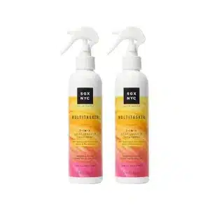 SGX NYC The Multitasker 7-in-1 Daily Leave-In Treatment - Heat Protection Spray for Hair - Leave In Conditioner Spray with Biotin - 2 pc