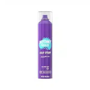Aussie Instant Freeze Hair Spray for Extreme Hold – 10 fl oz Strong Hold Hairspray with Jojoba Oil & Sea Kelp, Long-Lasting All-Day Control, Anti-Frizz, Fast-Dr